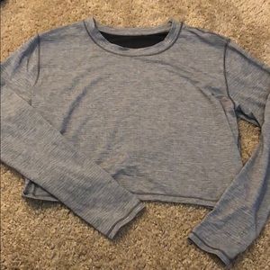 Crop long sleeve lululemon top